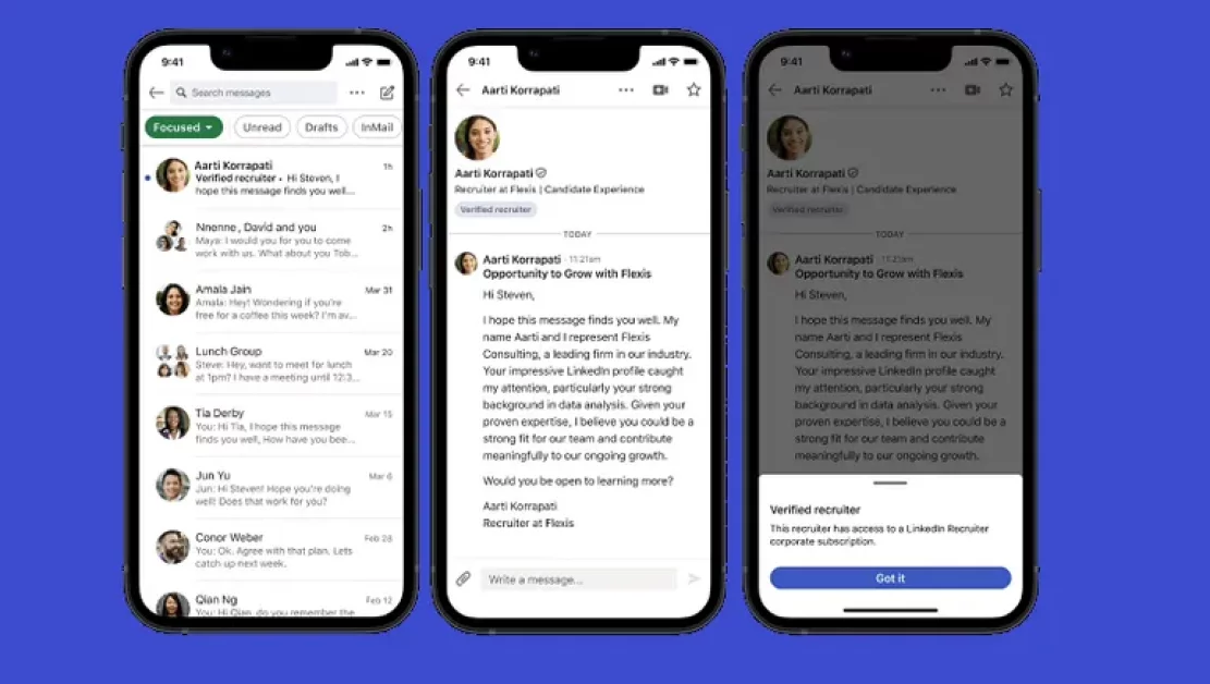 LinkedIn Announces Verification for Recruiters to Help Address Scam Pitches