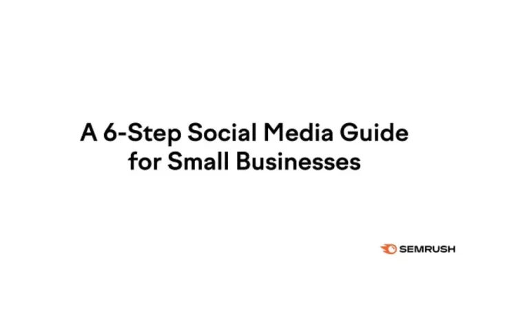 A 6-Step Guide to Social Media for Small Businesses [Infographic]