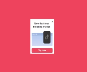 TikTok Adds ‘Floating Player’ on Desktop to Facilitate Expanded Viewing