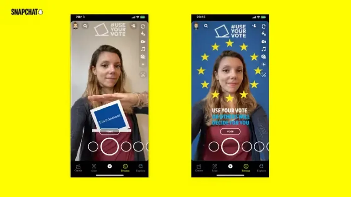 Snapchat Announces Voter Awareness Initiatives Ahead of EU Elections