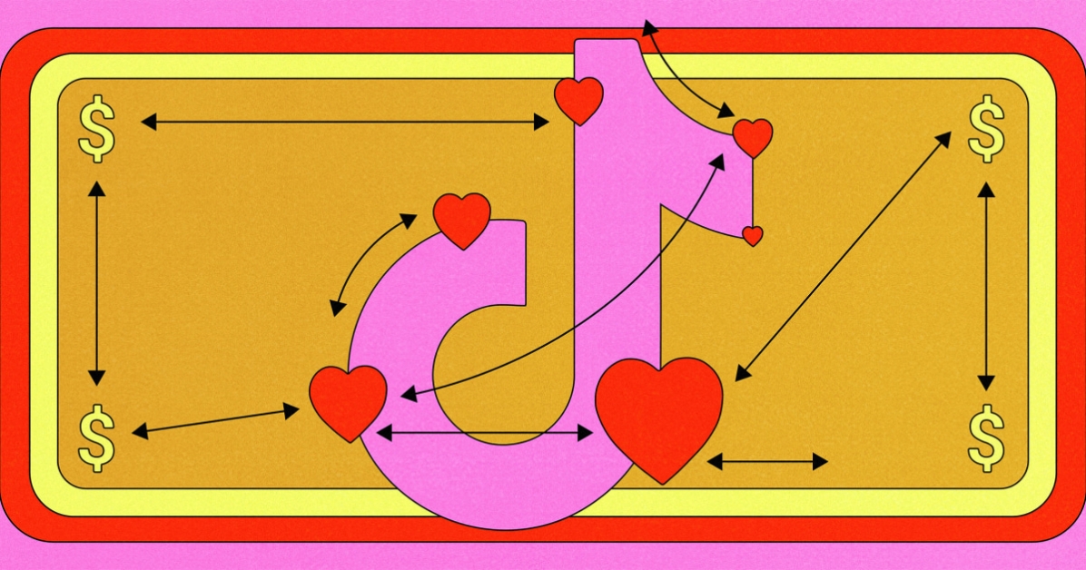 A TikTok love triangle has fans captivated