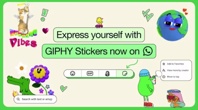 WhatsApp Ads Giphy Stickers, Expanded Sticker Options