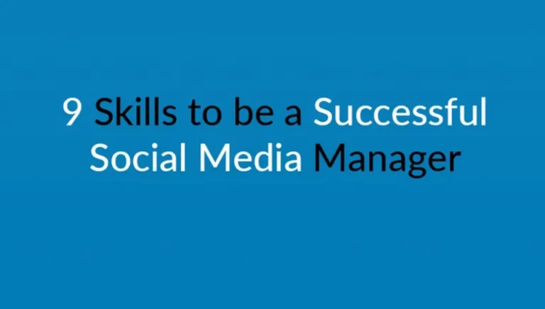 9 Skills to Become a Successful Social Media Marketer [Infographic]