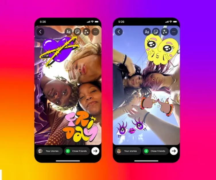 Instagram Adds New Stickers, Updated ‘Emoji Pong’ Game