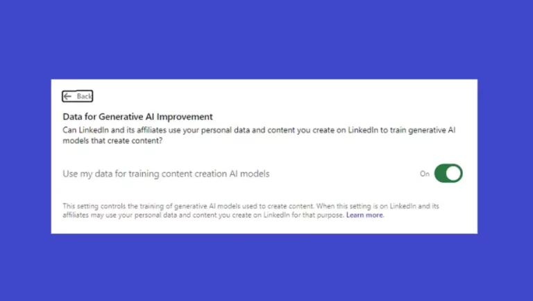 LinkedIn Adds AI Training Opt Out Option for Users