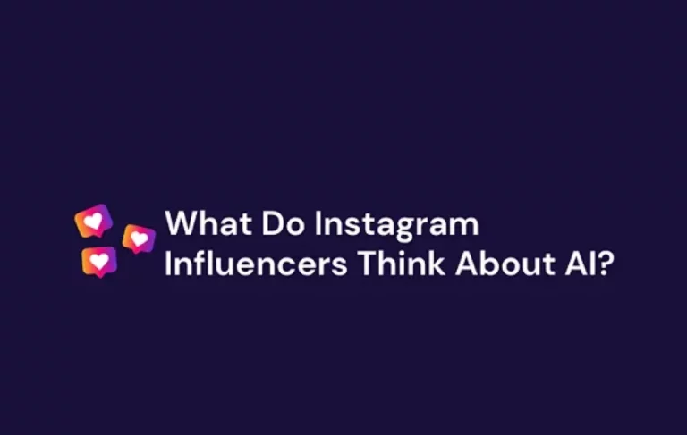 What Do Instagram Influencers Think About AI [Infographic]