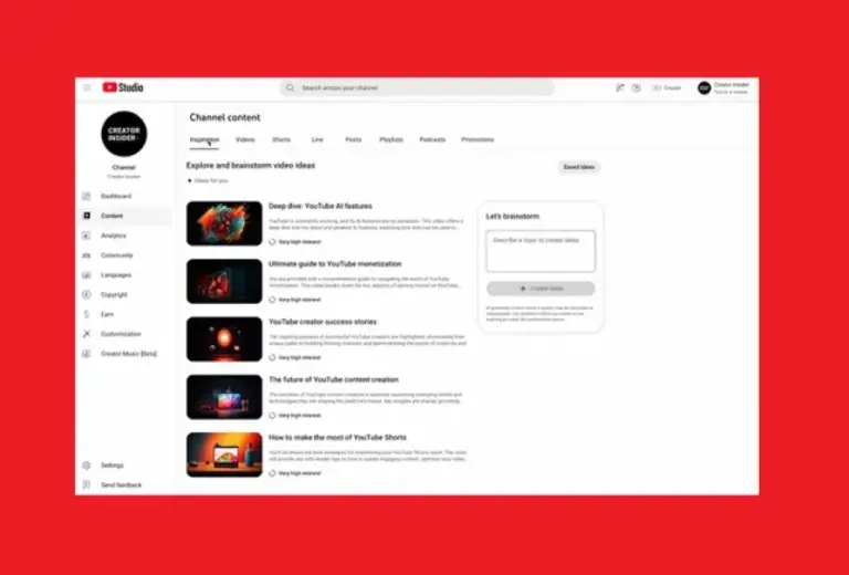 YouTube Previews Coming AI Elements in its ‘Inspiration’ Tab