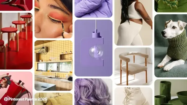 Pinterest Highlights Key Color Trends for 2025