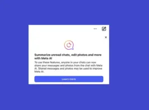 Meta Warns Users Its AI Systems Will Scan DMs When Prompted