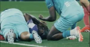 Watch KSI score own goal in Match for Hope 2025 charity soccer game