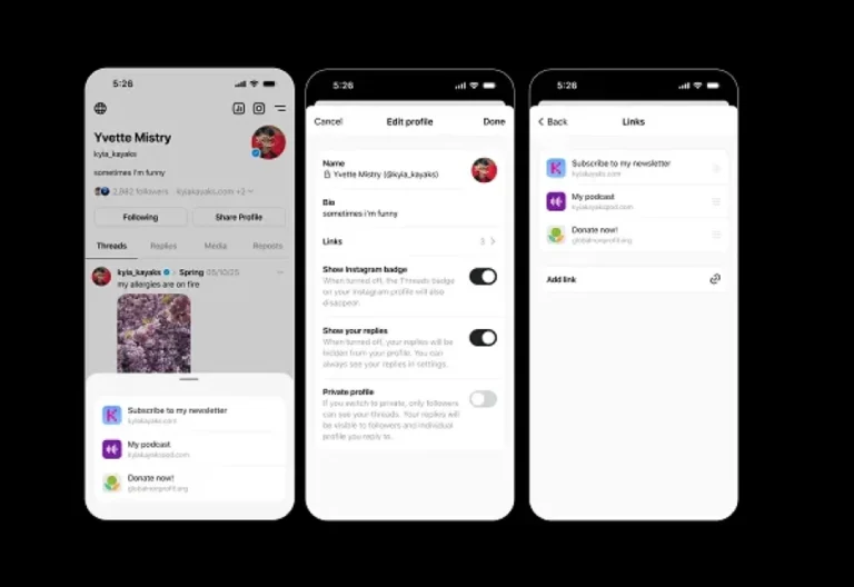 Threads Will Now Enable Users To Add Multiple Links to Profiles
