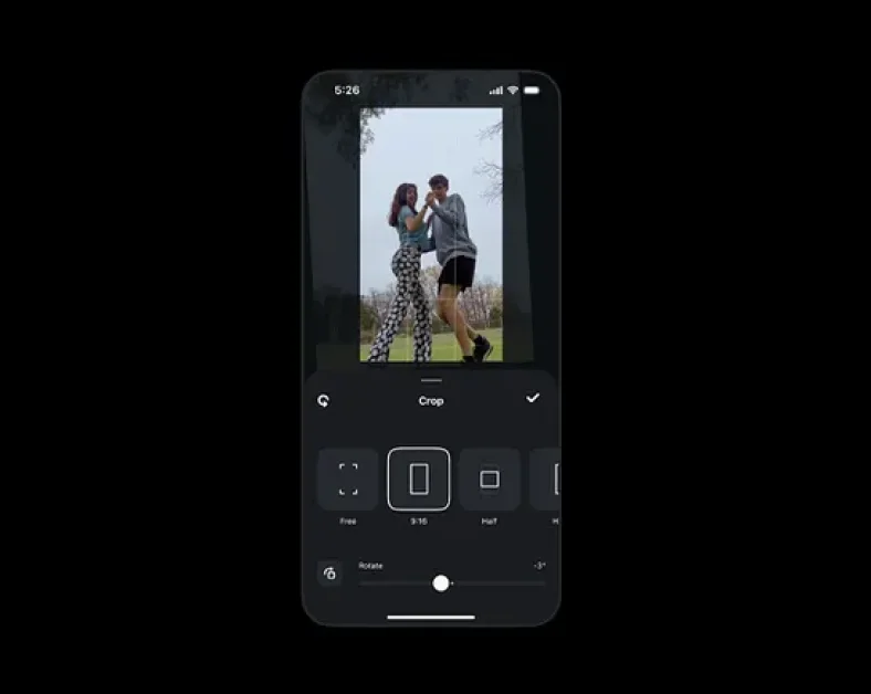 Edits Adds Enhanced Video Cropping, Provides Tips on Video Quality