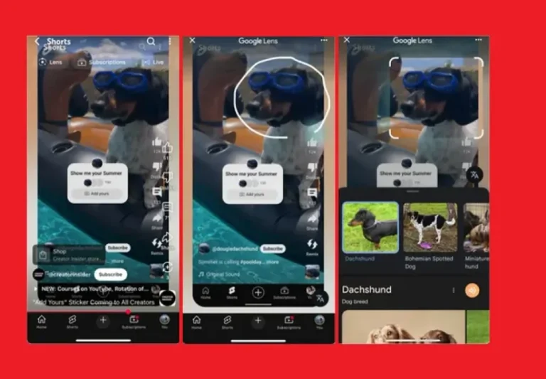 YouTube Adds Lens Search Functionality to Shorts