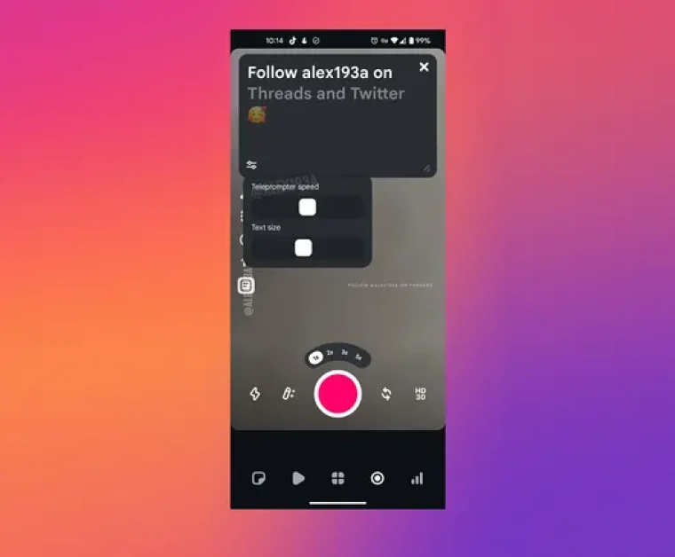 Instagram’s Testing an In-App Teleprompter Feature for Edits