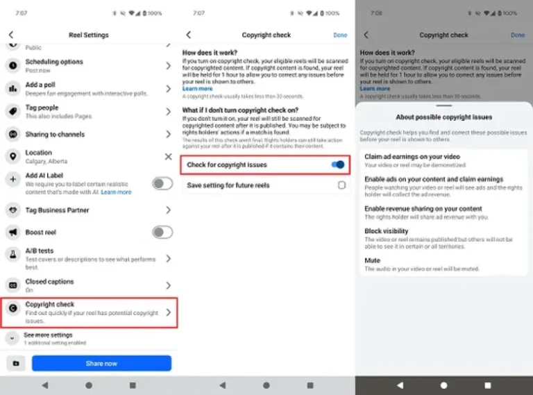 Meta Adds Copyright Check Into the Reels Composer on Facebook