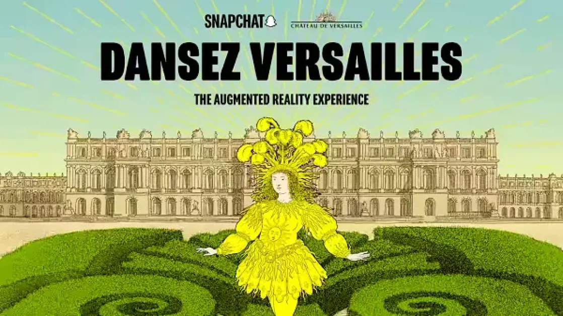 Snapchat Launches Interactive Art Project at the Palace of Versailles