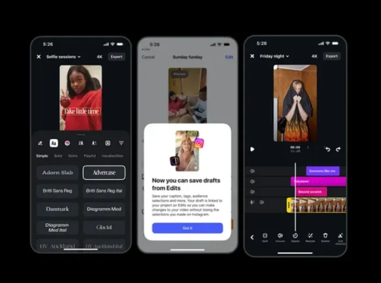 Edits Gets More Creative Options, Including New Fonts and Audio Tools