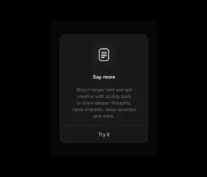 Threads Tests In-Stream Text Expansion for Longer Updates