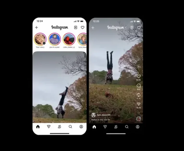 Instagram Tests Opening to Reels as the Main Feed