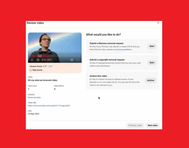 YouTube Previews its Coming Likeness Detection Tool