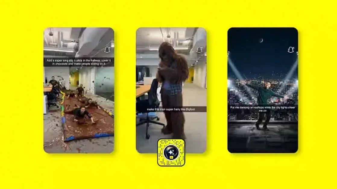 Snapchat Expands Access to its Open Prompt AI Lens
