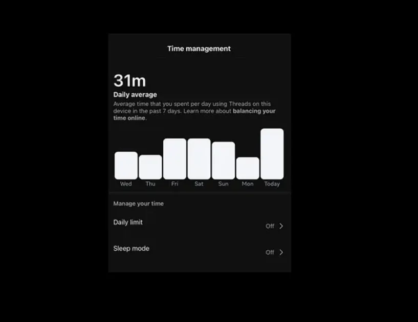 Threads Adds Time Management Options