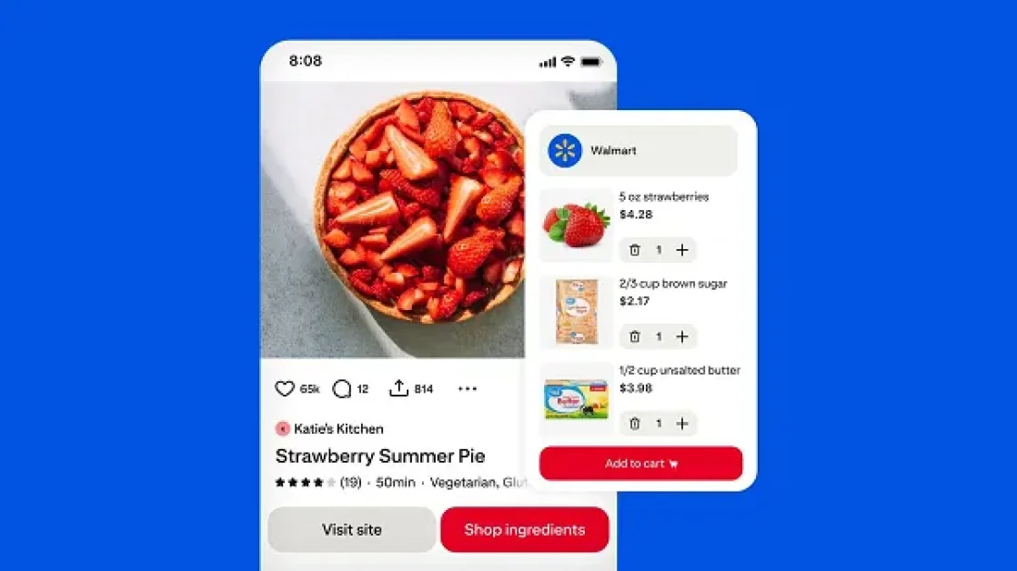 Pinterest Launches New Shopping Collaboration with Walmart