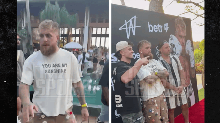 Jake Paul Looks Good at Party After Anthony Joshua Breaks His Jaw