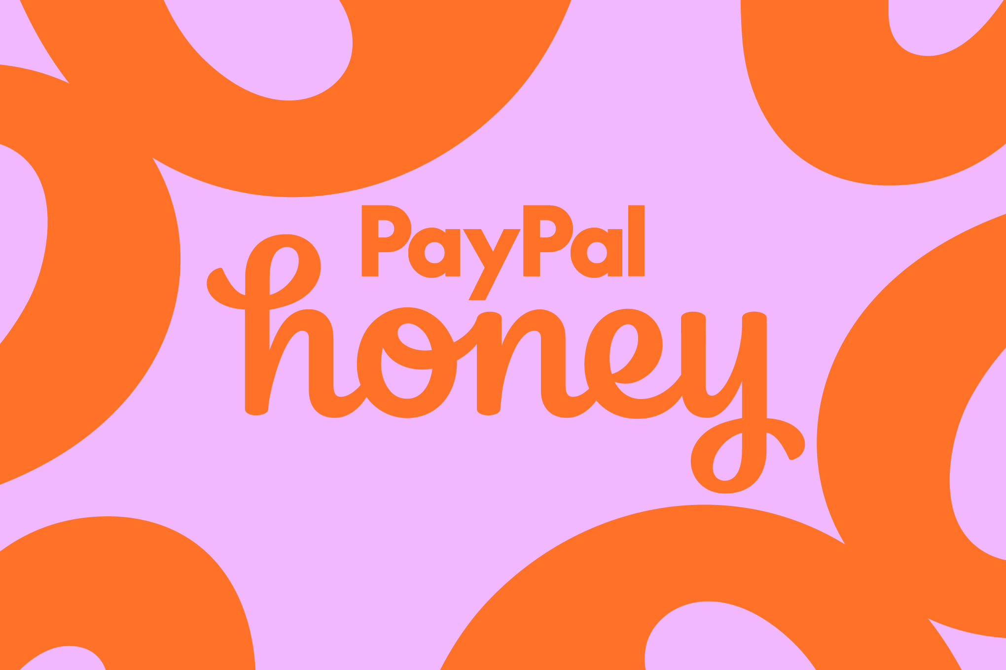 Vector illustration of the Honey and Paypal logos.