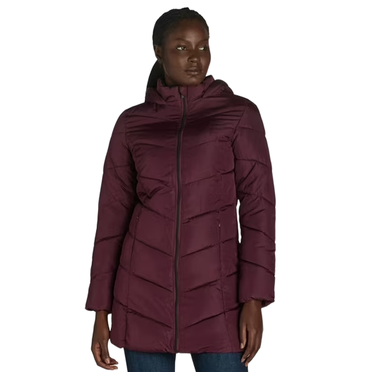 Big Chill Women's and Women's Plus Chevron Quilted Puffer