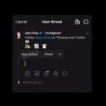 Threads Experiments With Animated Stickers in Posts