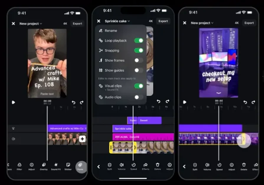Edits Gets Simplified Copy and Paste, Improved Track Linking