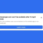 Meta’s Shutting Down its Messenger Website