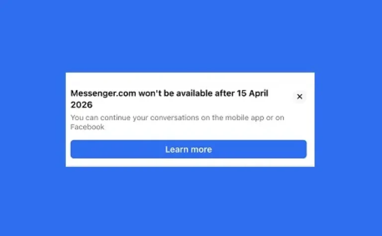 Meta’s Shutting Down its Messenger Website