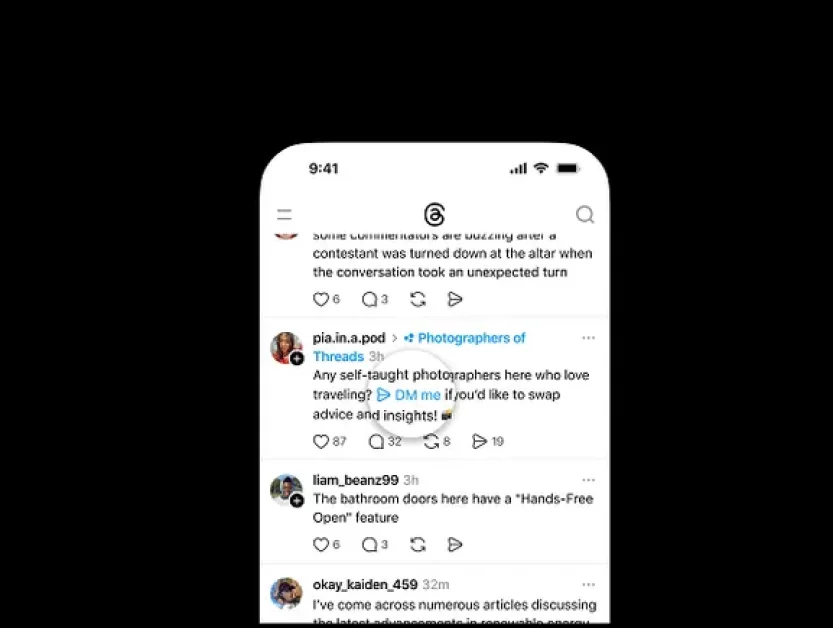 Threads tests simplified DM connection in-stream