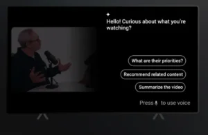 YouTube connects AI chatbot to smart TVs