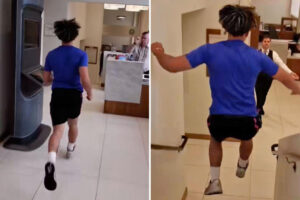 TIKTOK influencer daring new stunt: Mad dash through Scientology HQ…