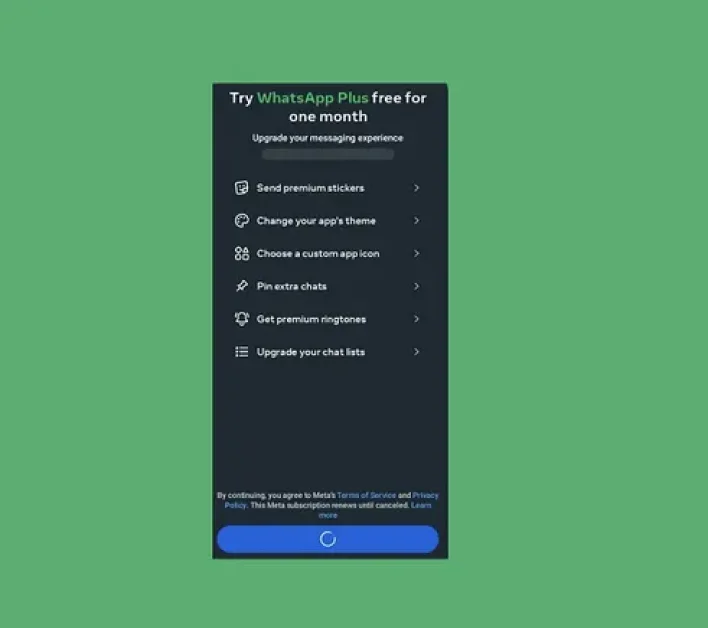 Meta tests new add-on package WhatsApp Plus subscription