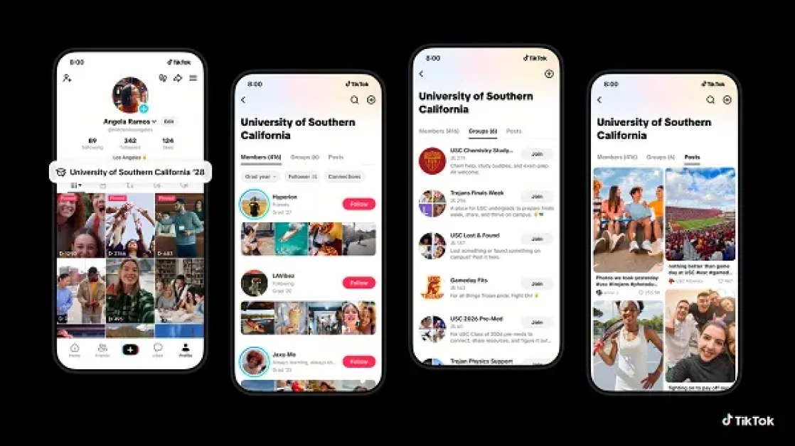 TikTok adds Campus Hub feature for US college students